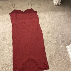 Maroon dress